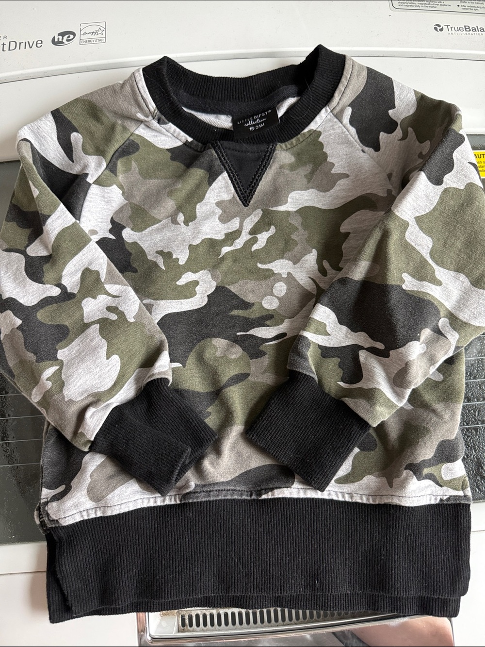 Little Bipsy Camo Sweatshirt